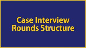 Case Interview Rounds Structure Graphic